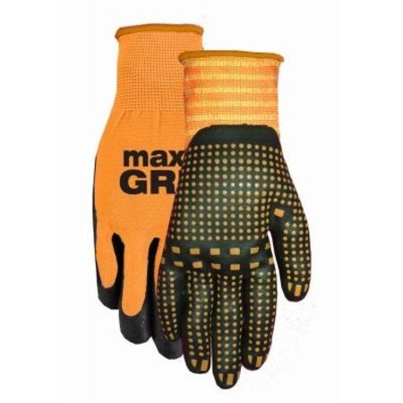 MIDWEST QUALITY GLOVES MaxGrip LGXL ORG Glove 94-L/XL